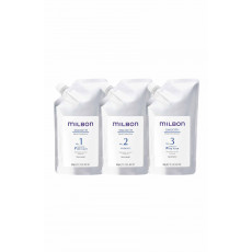 Milbon Smooth 3-step Deep conditioning Treatment Fine Hair 深層焗油護理套裝纖幼髮質  600G x 3 