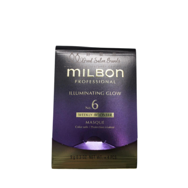 Milbon ILLUMINATING GLOW Weekly Booster Masque 柔曜秀列乾燥暗啞髪質專用焗油 9gx4