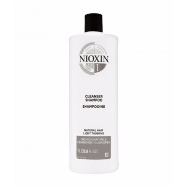 Nioxin 儷康絲 1 CLEANSER Shampoo Natural Hair Light Thinning 日常豐盈洗髮露 - 纖幼及正常至稀薄頭髮 1000ML