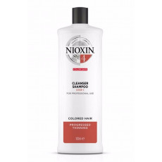 Nioxin 儷康絲 4 CLEANSER Shampoo Colored Hair Progressed Thinning 日常豐盈洗髮露 - 纖幼髮質顯著稀薄頭髮及經電染髮質 1000ML